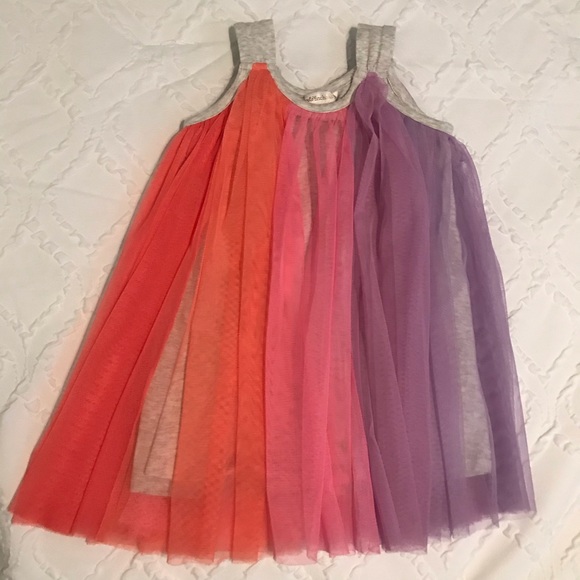 Baby Girls rainbow summer designer dress 12M - Picture 1 of 3
